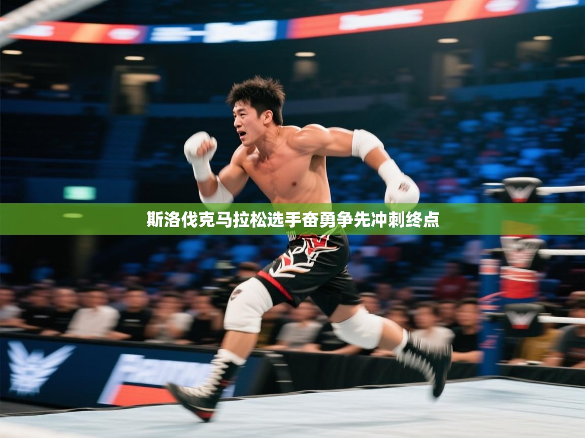 斯洛伐克马拉松选手奋勇争先冲刺终点  第1张